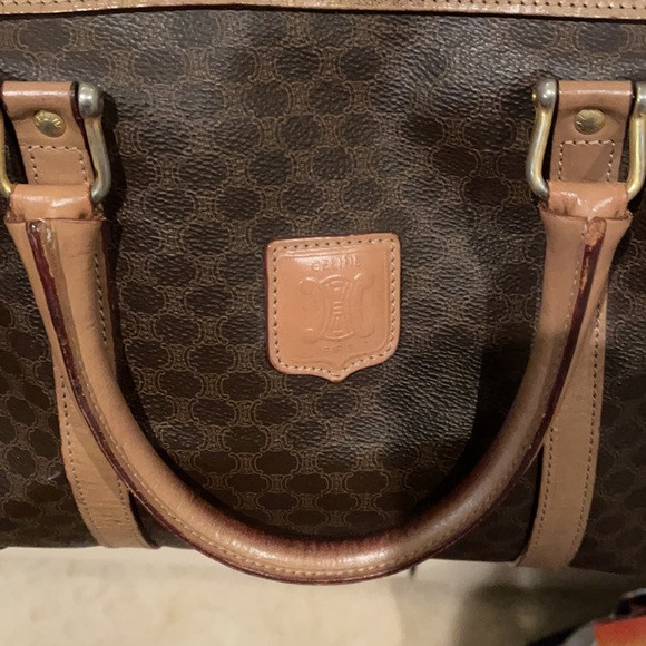 BEAUTIFUL CELINE BOSTON MACADAM BAG CIRCA 1990’s - Picture 5 of 14